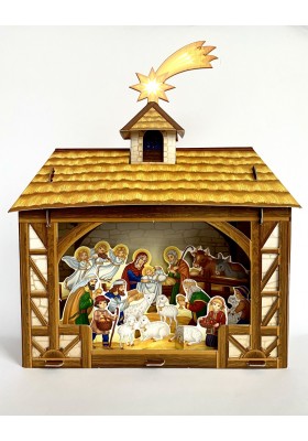 Різдвяний вертеп. 3D-конструктор